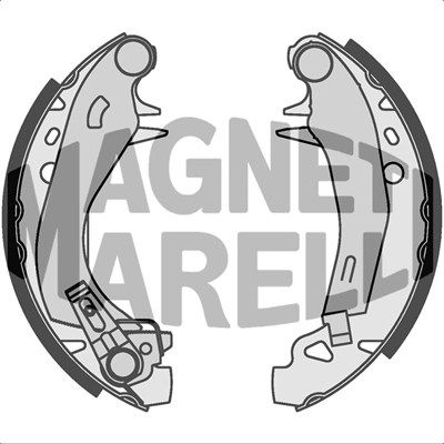 MAGNETI MARELLI Тормозные колодки 360219192192